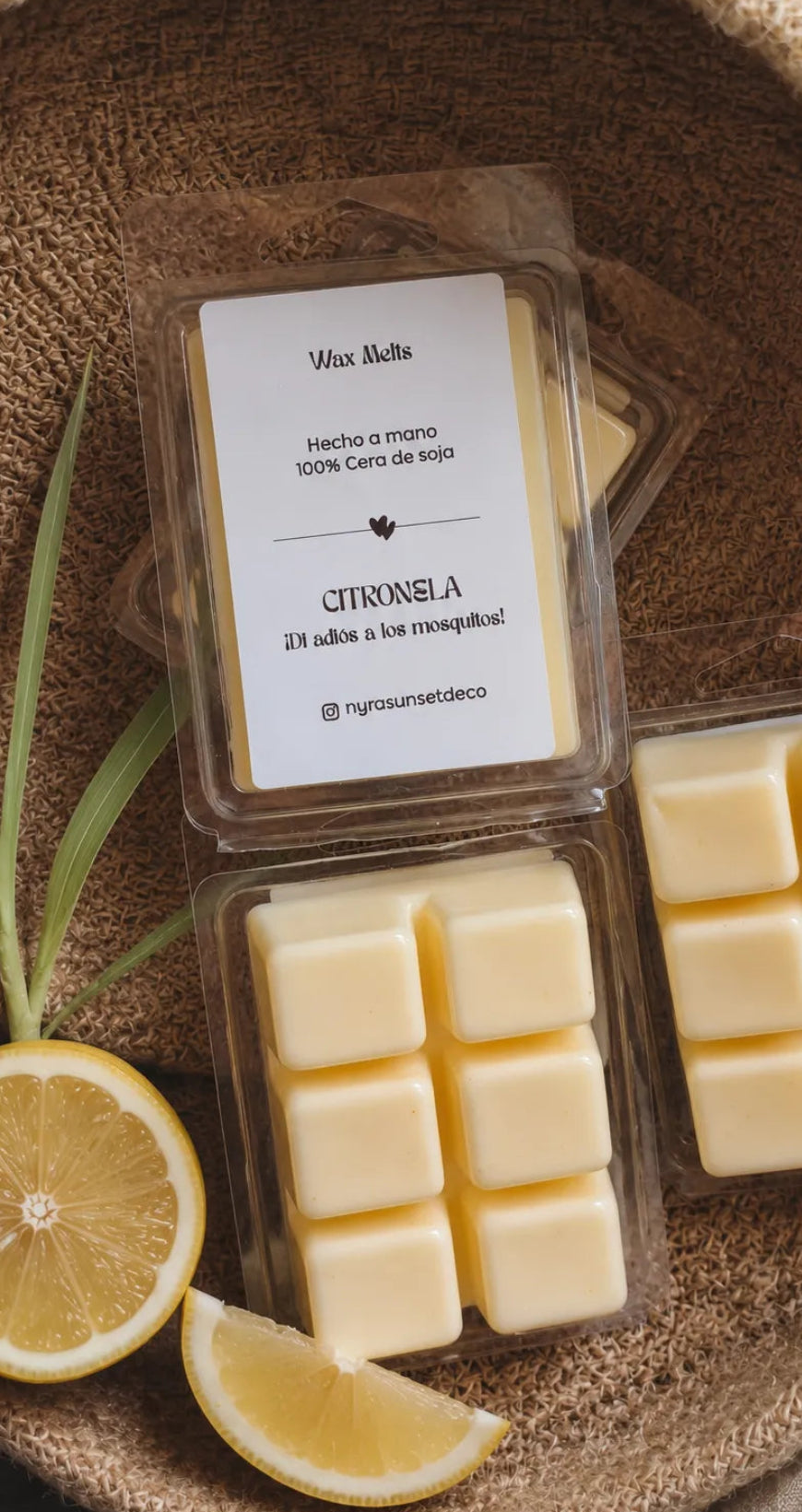 Wax melts de Citronela