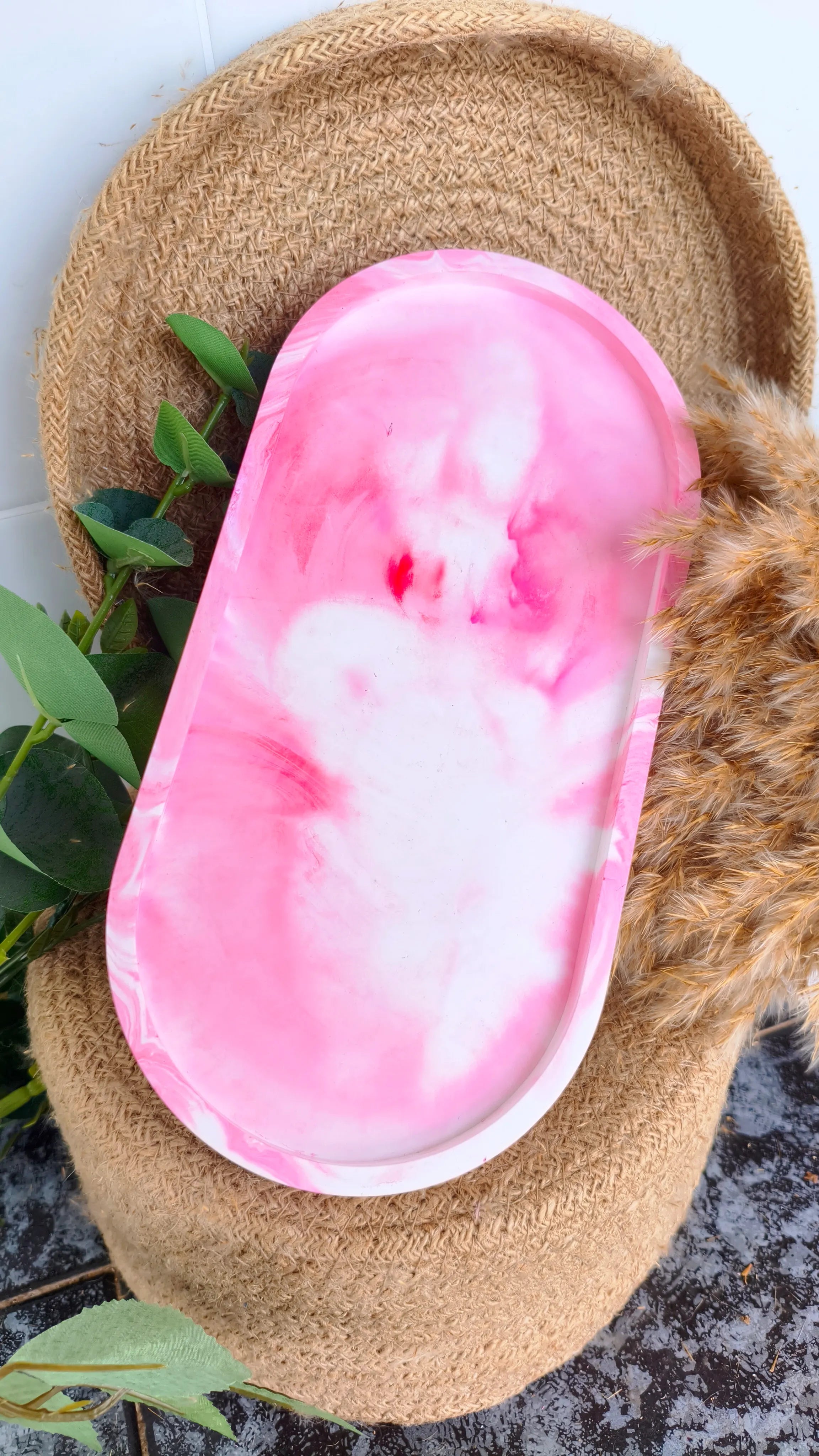 Bandeja Roja Rosa