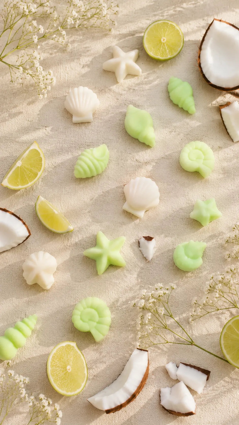 Wax melts de Coco y Lima